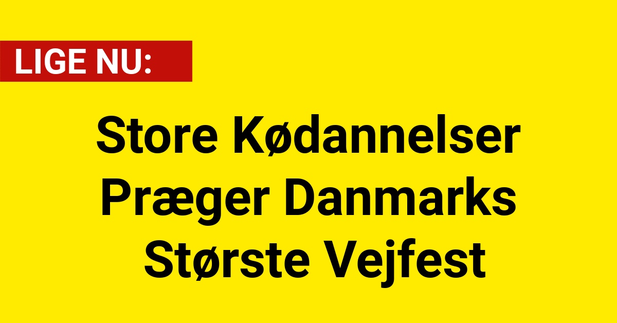 Store Kødannelser Præger Danmarks Største Vejfest