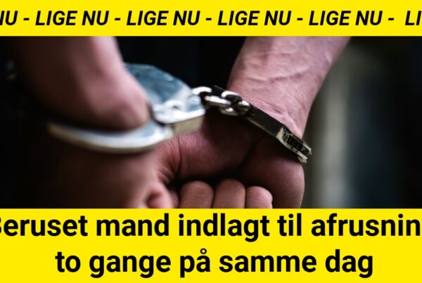 Beruset mand indlagt til afrusning to gange på samme dag