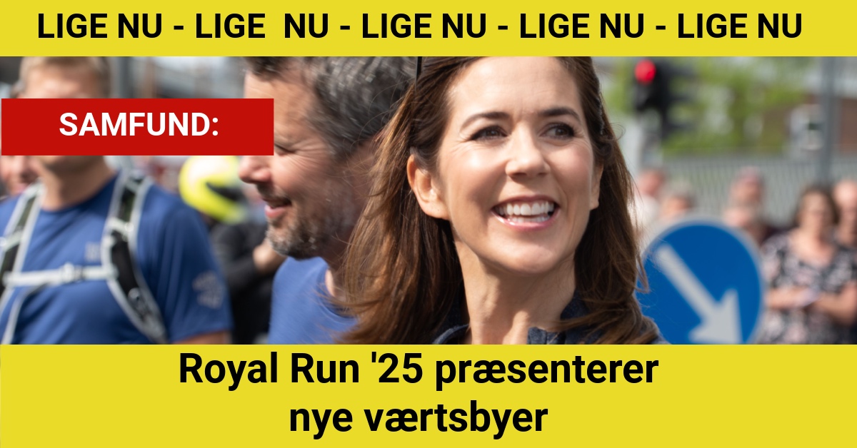 Royal Run '25 præsenterer nye værtsbyer