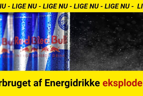 Forbruget af Energidrikke eksploderer