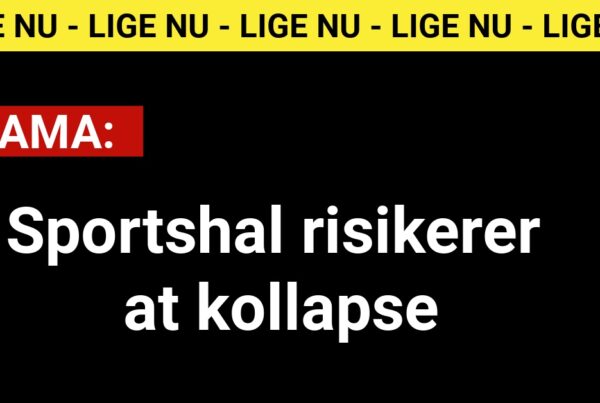 Sportshal risikerer at kollapse