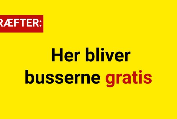 BEKRÆFTER: Her bliver busserne gratis