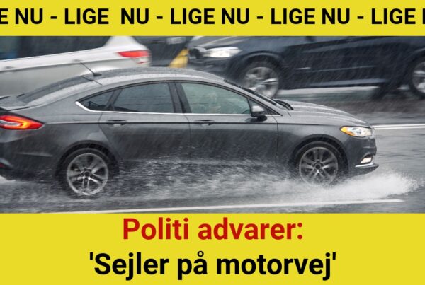 Politi advarer: 'Sejler på motorvej'