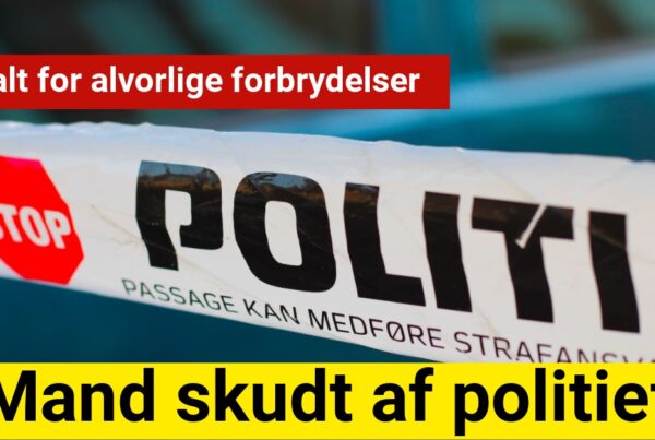 Mand skudt af politi: Tiltalt for alvorlige forbrydelser