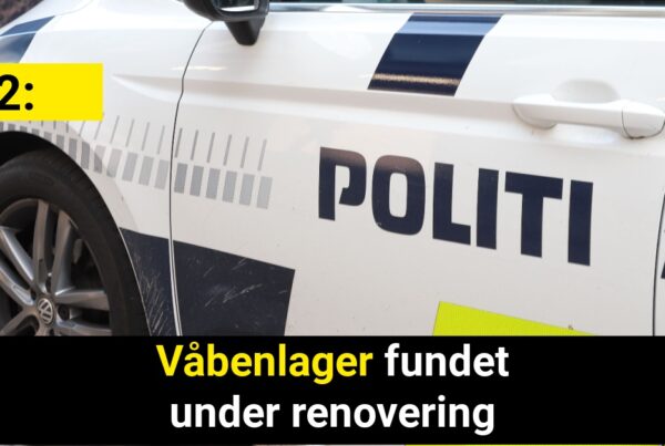 Våbenlager fundet under renovering