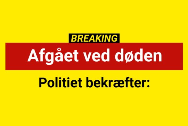 BEKRÆFTER: Afgået ved døden