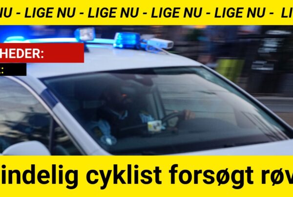 Kvindelig cyklist forsøgt røvet