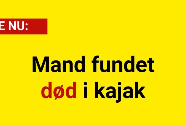 Mand fundet død i kajak