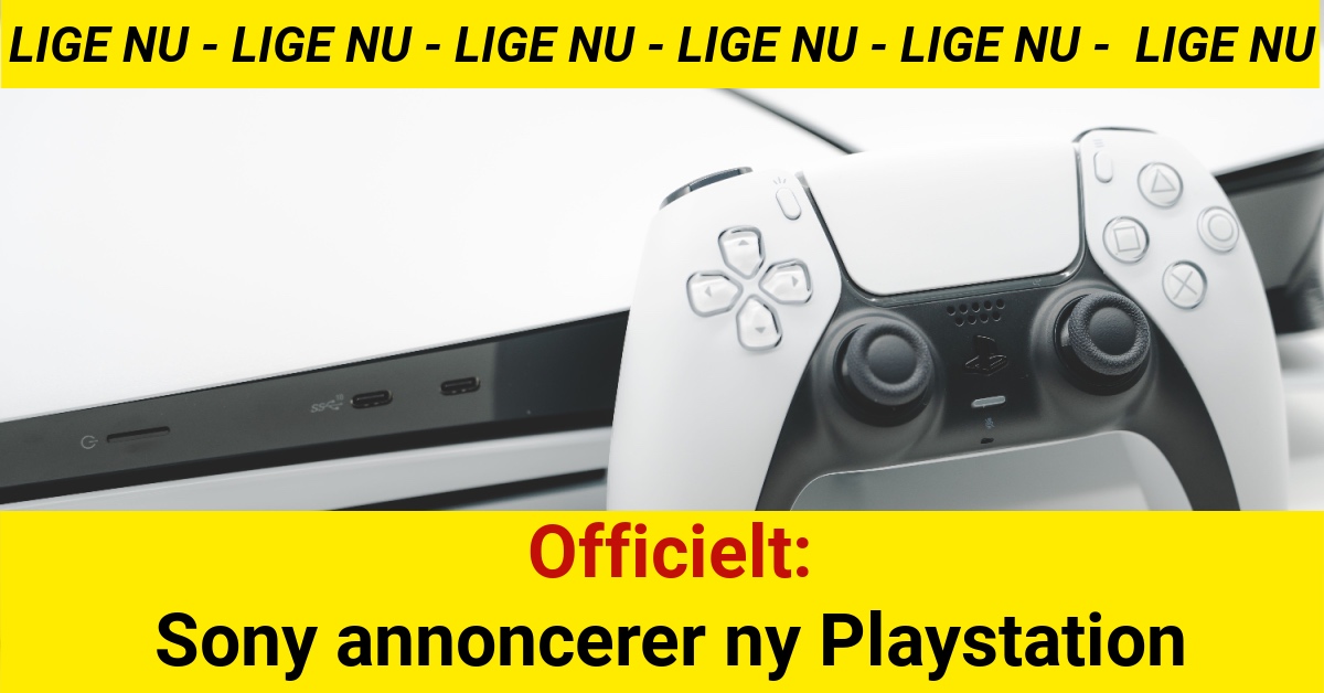 Officielt: Sony annoncerer ny Playstation