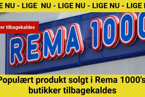 Populært produkt solgt i Rema 1000's butikker tilbagekaldes