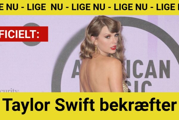 Taylor Swift bekræfter