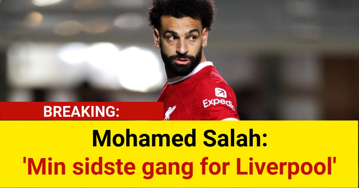 BREAKING: Mohamed Salah bekræfter - 'Min Sidste Sæson Med Liverpool'