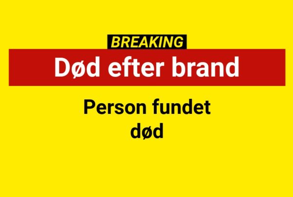 LIGE NU: Død efter brand