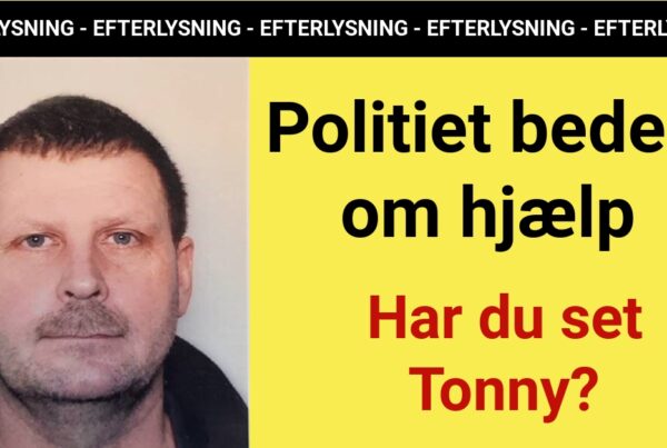 Politiet efterlyser 56-årig mand: Har du set Tonny?