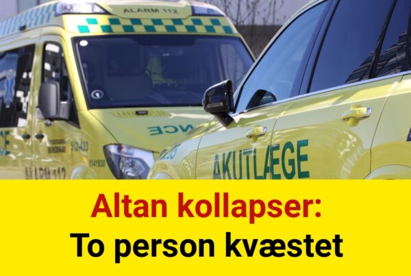 Altan kollapser: To person kvæstet