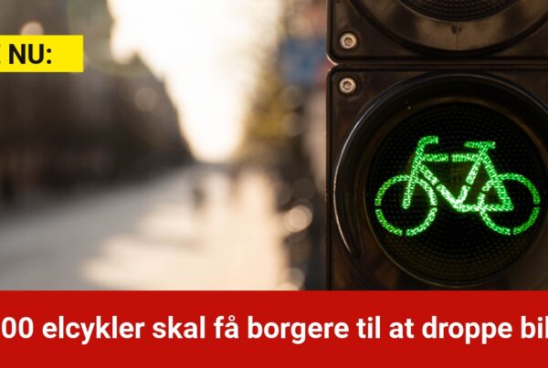 LIGE NU: 2000 elcykler skal få borgere til at droppe bilen