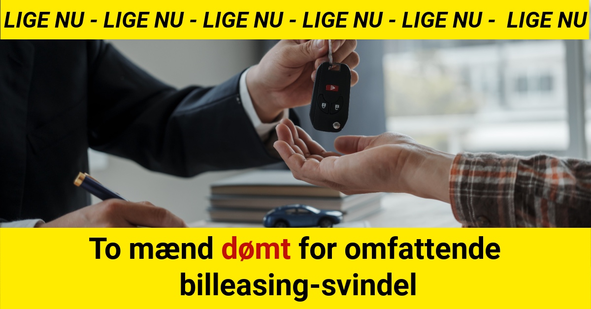 To mænd dømt for omfattende billeasing-svindel