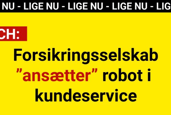 Forsikringsselskab ”ansætter” robot i kundeservice