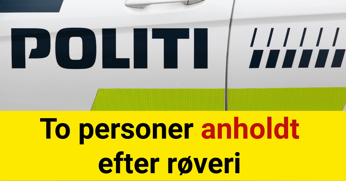 To personer anholdt efter røveri - Krimi