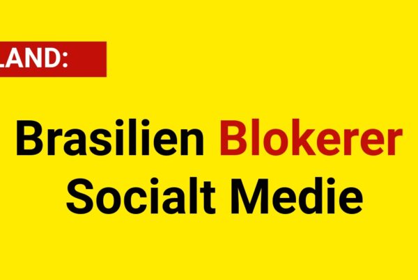 Brasilien Blokerer Socialt Medie