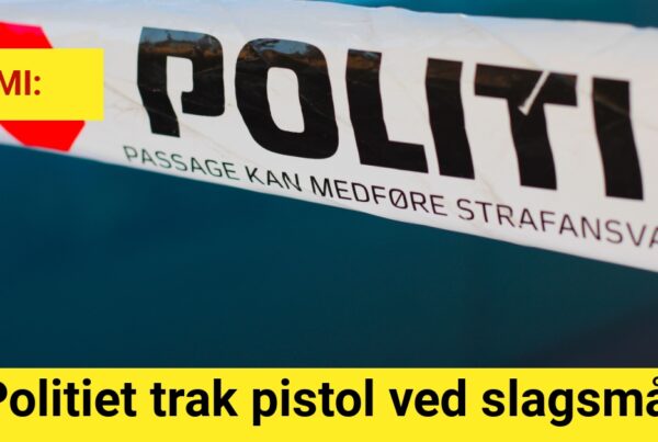 Politiet trak pistol ved slagsmål - Krimi