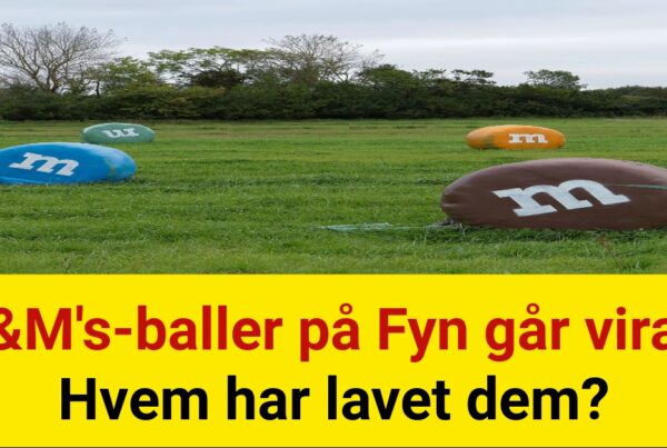 M&M's-baller på Fyn går viralt: Hvem har lavet dem?