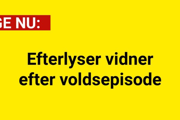 Efterlyser vidner efter voldsepisode