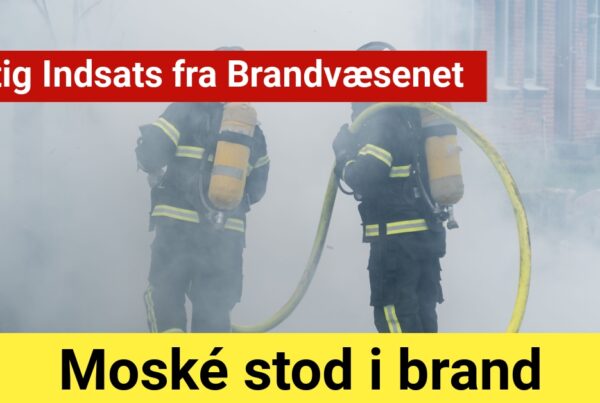 Moské stod i brand