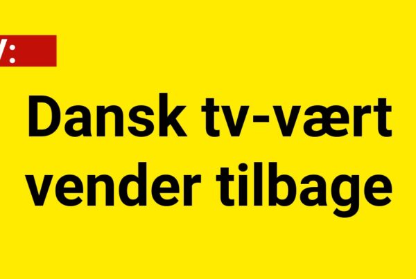 Dansk tv-vært vender tilbage