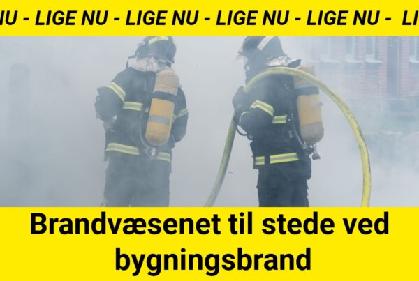 LIGE NU: Brandvæsenet til stede ved bygningsbrand