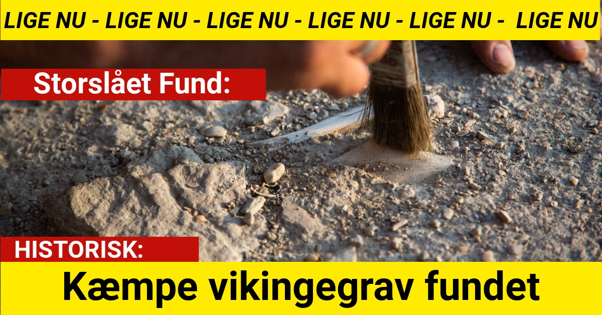 Storslået Fund: Kæmpe vikingegrav fundet