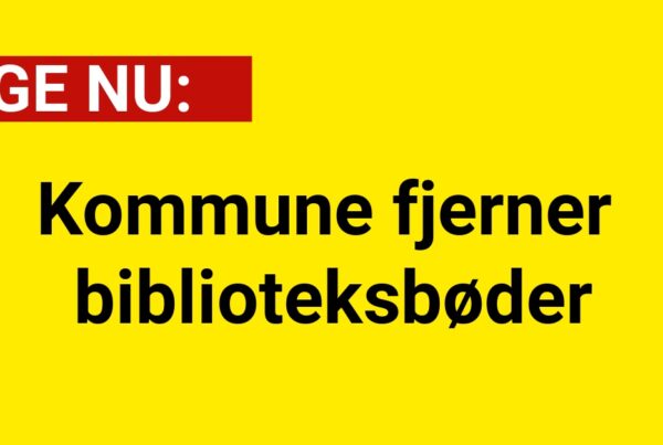 Kommune fjerner biblioteksbøder