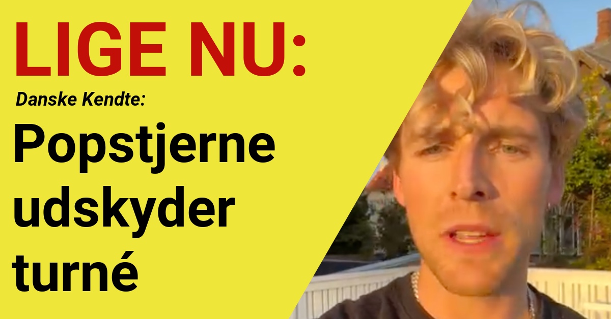 Popstjerne udskyder turné