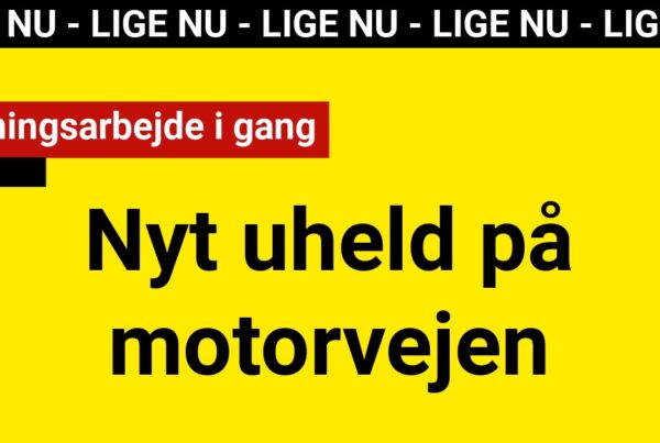 Nyt uheld på motorvejen: Redningsarbejde i gang