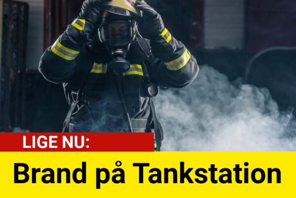 Brand på Tankstation