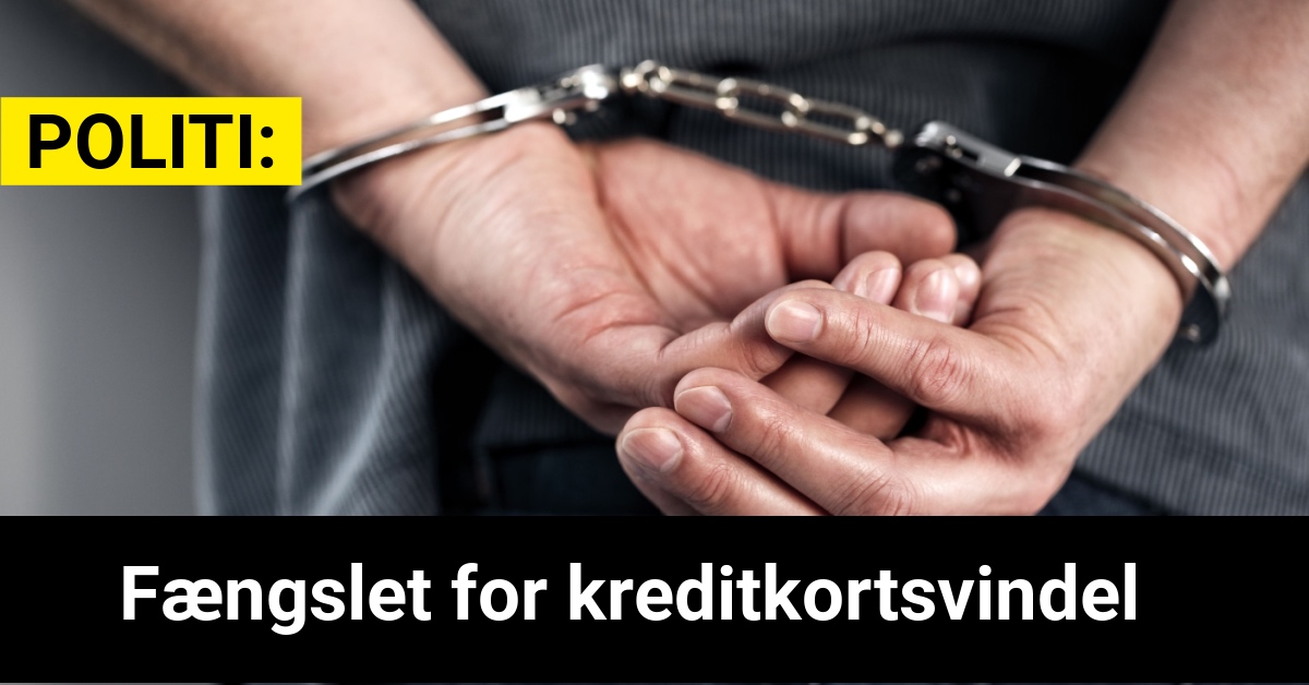 Fængslet for kreditkortsvindel