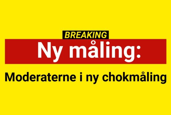 Moderaterne i ny chokmåling