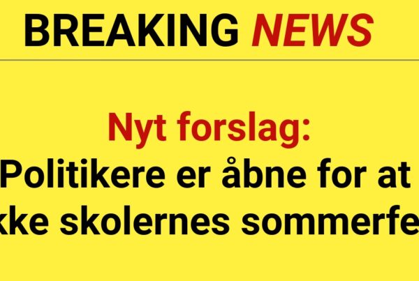 Nyt forslag: Politikere er åbne for at rykke skolernes sommerferie
