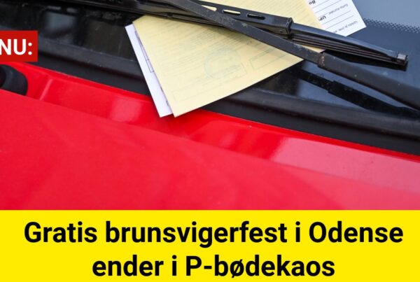 Gratis brunsvigerfest i Odense ender i P-bødekaos