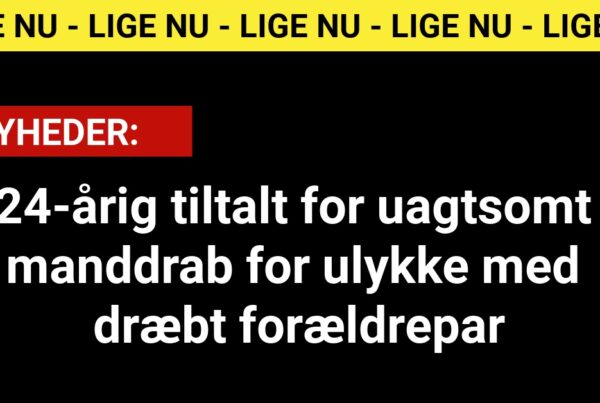 24-årig tiltalt for uagtsomt manddrab for ulykke med dræbt forældrepar