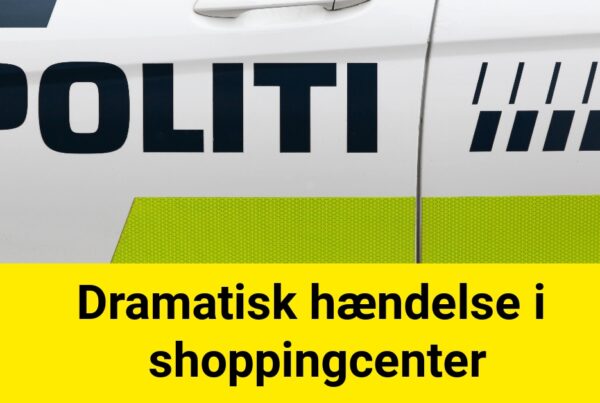 Dramatisk hændelse i shoppingcenter