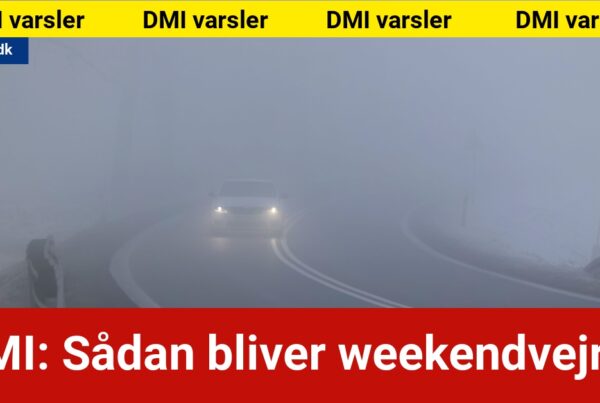 DMI: Sådan bliver weekendvejret