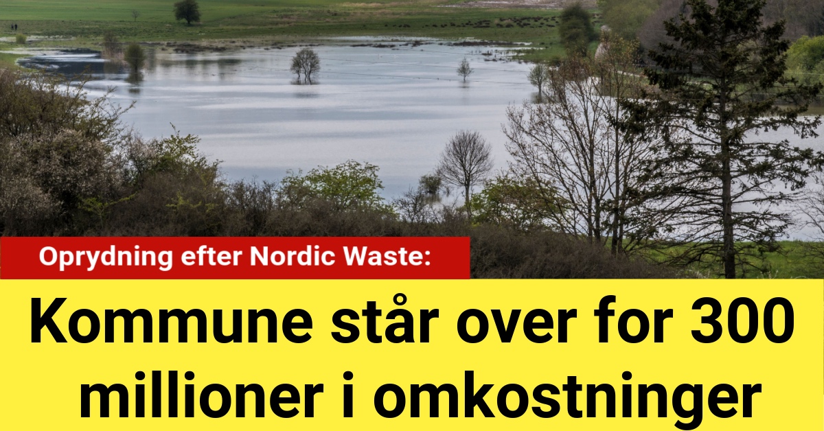 Oprydningen efter Nordic Waste: Kommune står over for 300 millioner i omkostninger