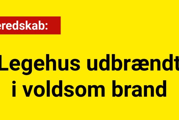 Legehus udbrændt i voldsom brand