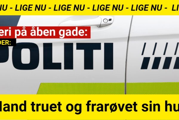 Røveri på åben gade: