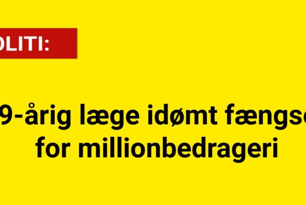 69-årig læge idømt fængsel for millionbedrageri