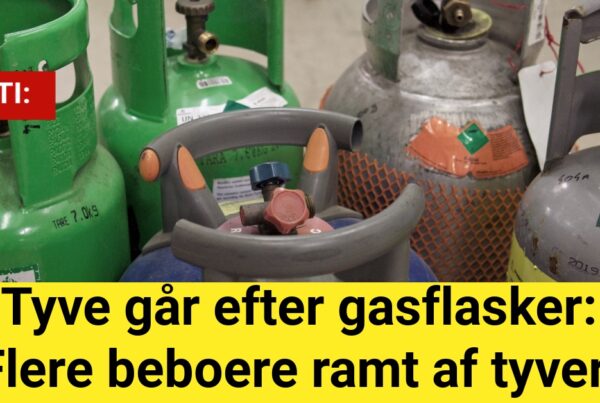 Tyve går efter gasflasker: Flere beboere ramt af tyveri