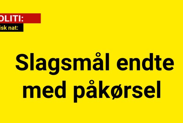 Dramatisk nat: Slagsmål endte med påkørsel