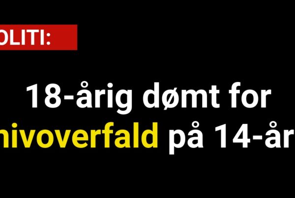 18-årig dømt for knivoverfald på 14-årig