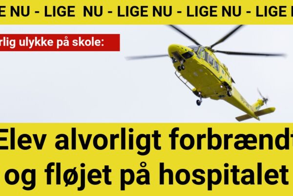 Alvorlig ulykke på skole: